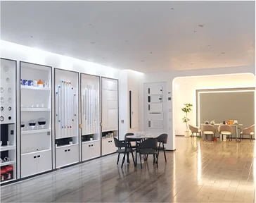 LED product showroom